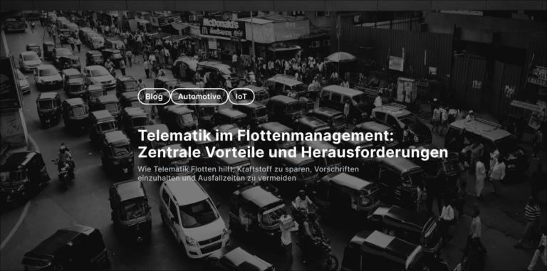 Telematik im Flottenmanagement